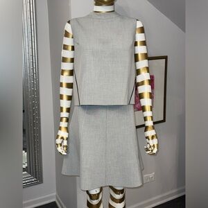 Cynthia Steffe Gray Sleeveless Skirt Set